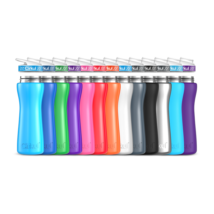 22oz. Stainless Steel Bottle & Comfort Grip Lid X7