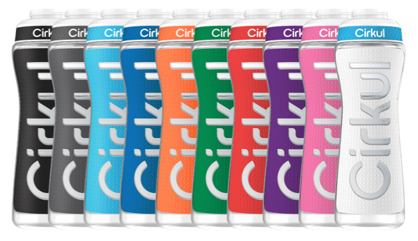 22oz. Grip Squeeze Plastic Bottle & Sport Lid E8